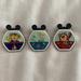 Disney Accessories | Disney 3 Of 12 Disney Pins | Color: Blue/Silver | Size: Os