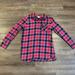 J. Crew Tops | J. Crew Plaid Flannel Shirt Size Small Ladies Long Sleeve Button Up Women | Color: Red | Size: S