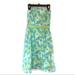 Lilly Pulitzer Dresses | Lilly Pulitzer Strapless Crab Seashell Dress | Color: Blue/Green | Size: 6