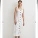 Madewell Dresses | *Brand New* Madewell Embroidered Linen Dress | Color: Black/White | Size: 8