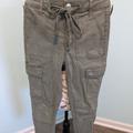 American Eagle Outfitters Jeans | American Eagle Outfitters Super Stretch Cargo Jeans Joggers Size 2 Olive Green | Color: Green | Size: 2