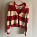 American Eagle Outfitters Sweaters | American Eagle Button Up Sweater | Color: Cream/Red | Size: S