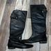 Coach Shoes | Coach Black Leather To The Knee/ A Little Over The Knee Boots Size 8.5 | Color: Black | Size: 8.5