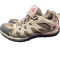 Columbia Shoes | Columbia Women’s Omni Grip Waterproof Shoes Hiking Lace Up Sneakers Sz 9 | Color: Brown/Pink | Size: 9