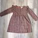 Zara Dresses | Girls Zara Fleece Dress | Color: Brown/Pink | Size: 4-5