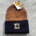 Carhartt Accessories | - Brown Adult Camo Mix Limited Edition Carhartt Beanie Hat Cap *New | Color: Black/Brown | Size: Os