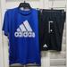 Adidas Matching Sets | Adidas Short Set | Color: Black/Blue | Size: Sb