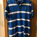 American Eagle Outfitters Shirts | American Eagle Outfitters Shirt Mens Size Large Pull Over Blue White Collared | Color: Blue/White | Size: L