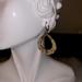 Anthropologie Jewelry | Anthropologie Filigree Earrings | Color: Cream/Gold | Size: Os