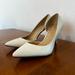 Jessica Simpson Shoes | Jessica Simpson White Snakeskin Pumps Size 8.5 | Color: Cream/White | Size: 8.5