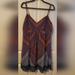 American Eagle Outfitters Dresses | Ladies Size 16 American Eagle Dress Spaghetti Straps Babydoll Multi Color Lined | Color: Blue/Pink | Size: 16