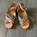 Madewell Shoes | Madewell Nwt Rainbow Sandals Sz 10 | Color: Brown/Red | Size: 10