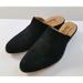 Anthropologie Shoes | Chamula Sueco Mule Black Stitched Western Slide Bootie Womens Size 8 | Color: Black | Size: 8