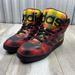 Adidas Shoes | Adidas Originals Jeremy Scott Shoes Mens 11red Black Js Instinct Hi Plaid Q23667 | Color: Red/Yellow | Size: 11