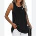 American Eagle Outfitters Tops | American Eagle Outfitters Black Racerback Tank Top | Color: Black | Size: S
