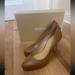 Michael Kors Shoes | Nib Michael Kors Leather Caramel Colored Heels Sz 8.5 | Color: Gold/Red | Size: 8.5