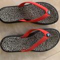 Adidas Shoes | Adidas Flipflops Sz 7 | Color: Black/Red | Size: 7