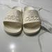 Adidas Shoes | Adidas Adilette Slip-On Quick-Dry Aqua Slides - Color Off White Size 11 | Color: White | Size: 11