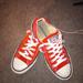 Converse Shoes | Converse Red Size 6.5 Women's/5.5 Mens | Color: Red | Size: 6.5 Women's /5.5 Mens
