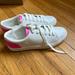 J. Crew Shoes | J. Crew Road Trip Sneakers With Contrast Trim Neon Flamingo | Color: Pink/White | Size: 9