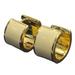 Kate Spade Jewelry | Kate Spade New York Cigar Band Huggie Hoop Earrings Gold Tone Cream Enamel | Color: Cream/Gold | Size: Os