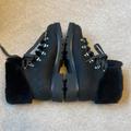 J. Crew Shoes | J Crew Nordic F8444 Black Suede And Faux Fur Hiking Boots | Color: Black | Size: 8