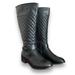 Torrid Shoes | New Torrid Black Quilted Faux Leather Knee High Boots Size 9.5w (Ww) | Color: Black | Size: 9.5