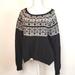 American Eagle Outfitters Sweaters | American Eagle Outfitters Black Sweater Sz Xl | Color: Black/White | Size: Xl