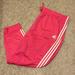 Adidas Pants & Jumpsuits | Adidas Essentials Women’s Nwts Plus Size Pink Tricot Track Pants W/ Pockets 3x | Color: Pink/White | Size: 3x