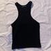 Brandy Melville Tops | Brandy Melville Solid Black Muscle Tank | Color: Black | Size: One Size