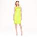 J. Crew Dresses | J Crew Collection Lace Shift Dress In Kiwi Sz 00 | Color: Yellow | Size: 00