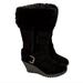 American Eagle Outfitters Shoes | American Eagle Black Fur Boots | Color: Black | Size: 5.5