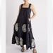 Anthropologie Dresses | Anthropologie Woman’s Black Felicity Embroidered Maxi Dress Size Extra Small | Color: Black/White | Size: Xs