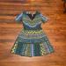 Anthropologie Dresses | Anthropologie Plenty By Tracy Reese Nwt Moon Tribal Geo-Boho Print Dress Size 4 | Color: Green/Yellow | Size: 4