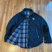 Converse Jackets & Coats | Converse Flannel Reversible Quilted Snap Button Jacket Grey / Blk Mens Sm | Color: Black/Gray | Size: S