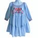 Free People Dresses | Free People Tunic Dress Tiered Mini Floral Embroidered Boho On Or Off Shoulder S | Color: Blue/Pink | Size: S