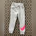 Nike Bottoms | Girls Nike Sweatpants | Color: Gray/Pink | Size: 6xg