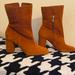 Jessica Simpson Shoes | Jessica Simpson Suede Boots | Color: Brown/Tan | Size: 8.5