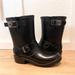 Michael Kors Shoes | Michael Kors Devenport Rubber Rain Boots | Color: Black | Size: 9