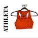 Athleta Intimates & Sleepwear | Athleta Sports Bra Womens Racerback Stretch Padded Strappy Orange Small | Color: Pink | Size: S