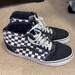 Vans Shoes | High Top Vans - Black And White Checkered Size: 7.5 Mens | Color: Black/White | Size: 7.5