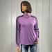 Adidas Tops | Adidas Climate Women's Purple 3 Stripe Activewear Lightweight Hoodie Sz S | Color: Purple | Size: S