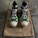 Burberry Shoes | Burberry Bourne M Hi Fluo Hightop Black/Neon Green Sneakers . Us 11 Euro 41 New | Color: Black/Green | Size: 11
