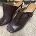 Coach Shoes | Coach Brand Leather Mules Size 9.5 | Color: Brown | Size: 9.5