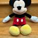 Disney Bedding | Disney Just Play Mickey Mouse Black Red Plush Stuffed | Color: Black/Red | Size: 15"