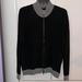 Michael Kors Sweaters | Euc Michael Kors Zip Down Sweater | Color: Black/Gray | Size: Xl