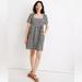 Madewell Dresses | Madewell Allie Mini Dress In Gingham Check | Color: Black/White | Size: L
