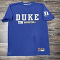 Nike Shirts | Duke Basketball Elite Nike Team Ncaa T-Shirt Dri-Fit Blue Men Medium Preowned | Color: Blue | Size: M