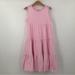 J. Crew Dresses | J.Crew S Crewcuts Girls' Tiered Midi Dress Cotton Pink 0955 Ax575 | Color: Blue | Size: Sg