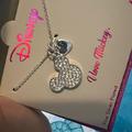 Disney Jewelry | Bnib Disney Fine Silver Plated Mickey Mouse And Heart Necklace | Color: Silver | Size: Os